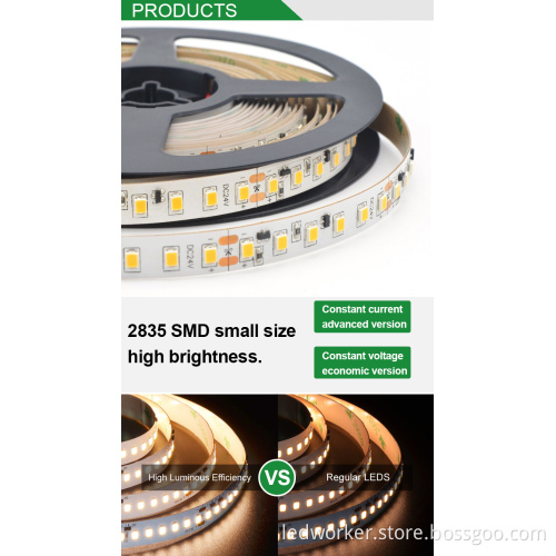 2835 LED Strip - Warm White 4000K/6000K 2700K 24V/12V SMD Light